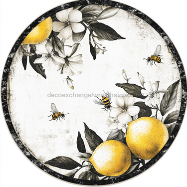 Lemon Sign, Everyday Sign, DCO-13020, Sign For Wreath, 10